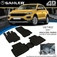 4D PASPAS HAVUZLU VW T-ROC  2019  5 PRÇ SiYAH KUTULU ORJiNAL 1
